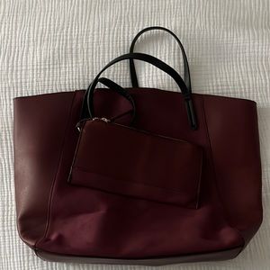 BP Plum Purse with Wristlet